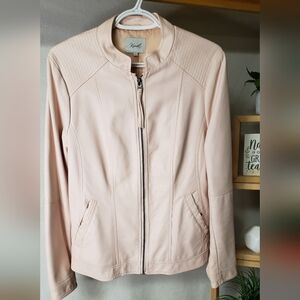 Kismet Blush Leather Jacket